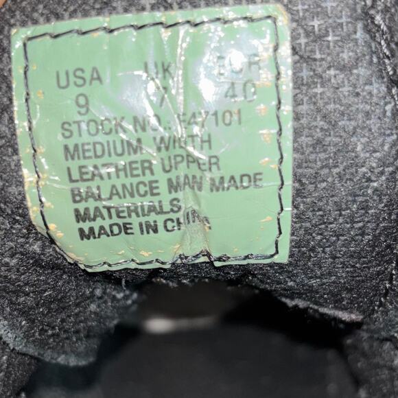 Bates Black Leather Biker Combat Boots Lug Sole Buckle Zip Moto Women’s 9 - Picture 7 of 7